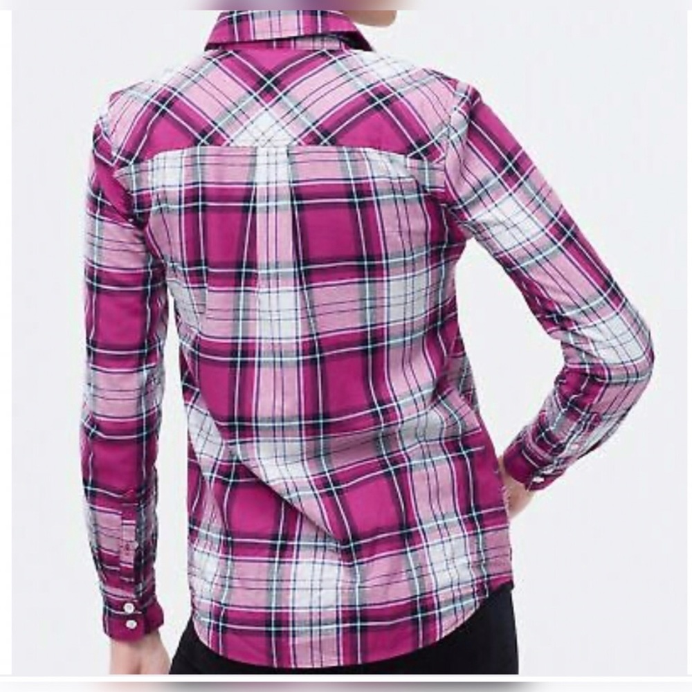 J Crew plaid flannel shirt - Picture 8 of 8